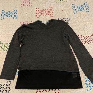 Men's Comme Des Garcons charcoal grey sweater